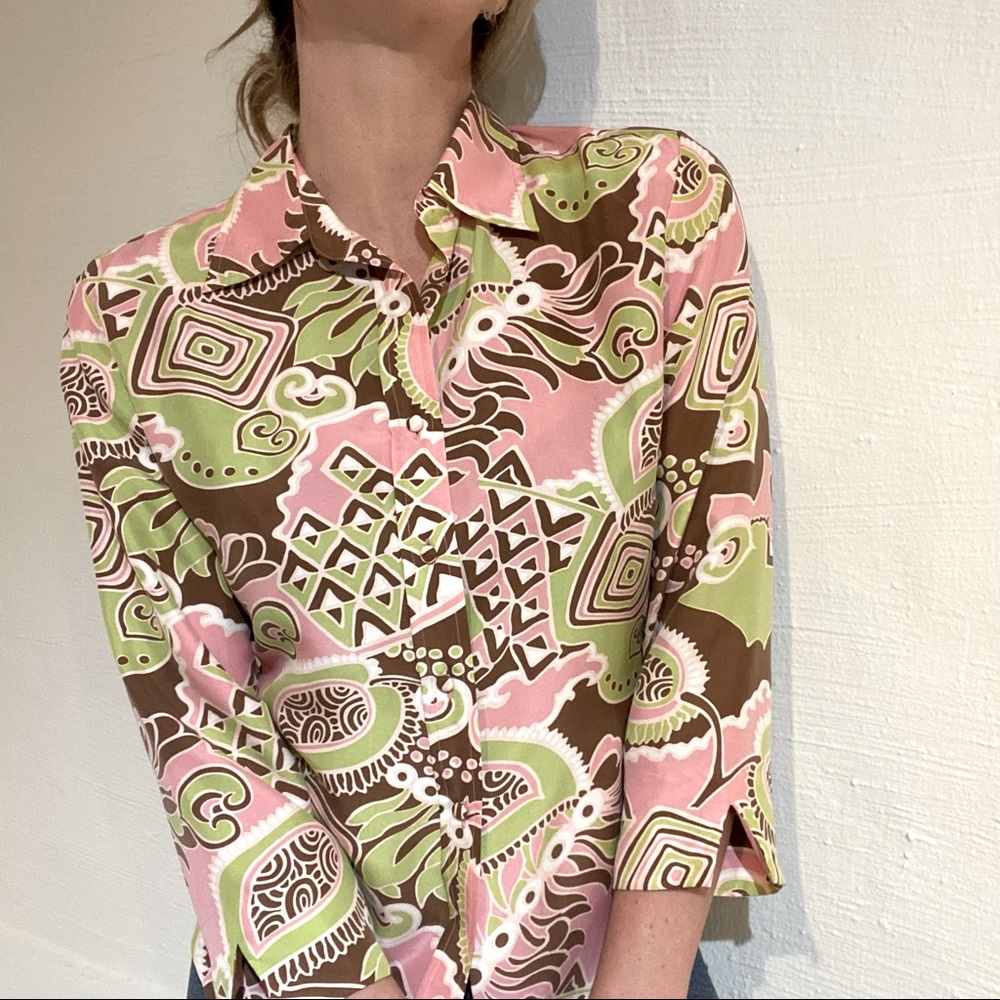 TIBI Silk Blouse